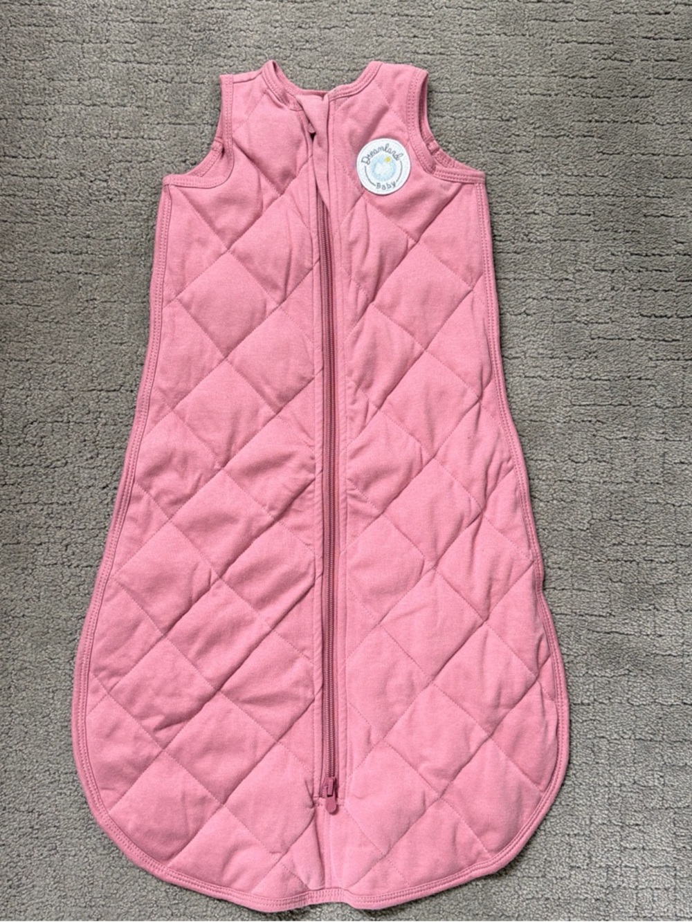 Dreamland Baby Sleep Sack Weighted Pink Quilted